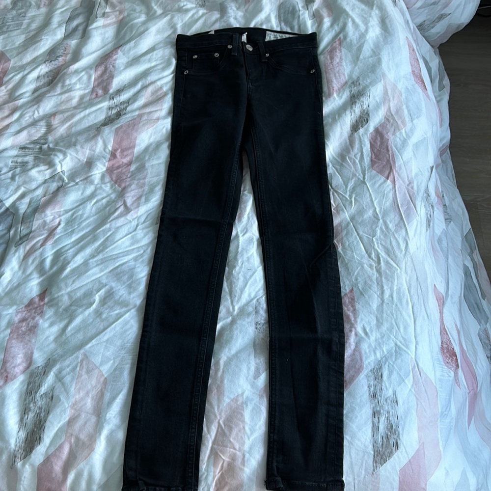 Rag & Bone High Rise Black Jeans size 25